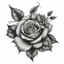 hopeless romantic tattoo design idea