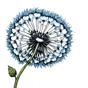 Dandelion tattoo design idea
