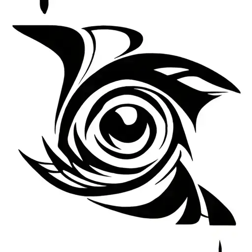 “Above My Left Eyebrow” tattoo design idea
