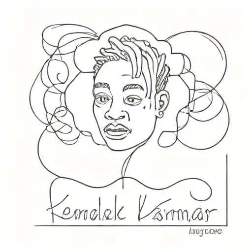 Kendrick Lamar lyrics tattoo design idea