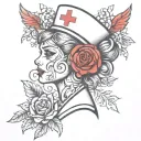 nurse tattoo design idea