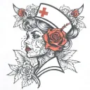 nurse tattoo design idea
