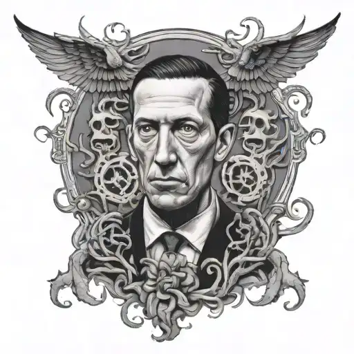 Lovecraft tattoo design idea