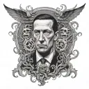 Lovecraft tattoo design idea