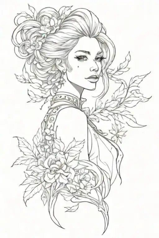 Heather tattoo design idea