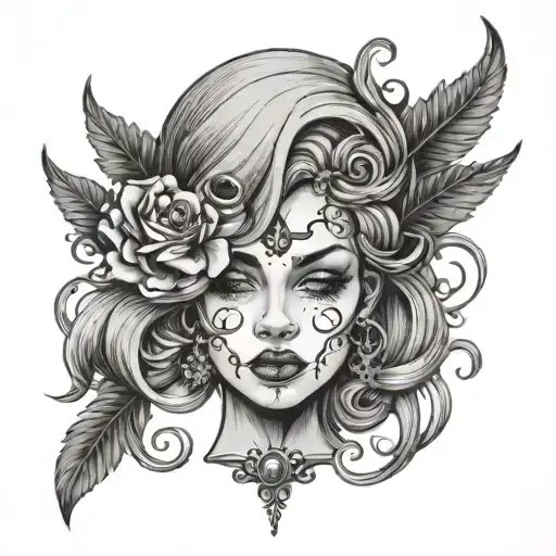 Slut tattoo design idea