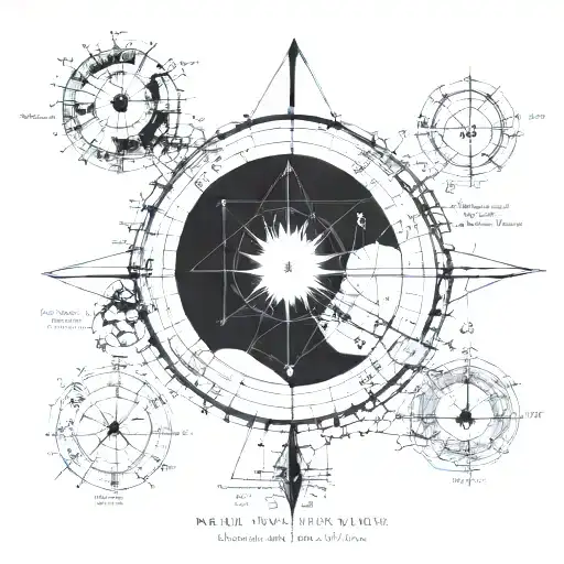 natal chart may 24 1988 at 5:37pm Los Angeles CA tattoo design idea