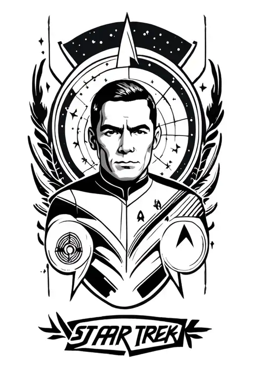 star trek related tattoo tattoo design idea