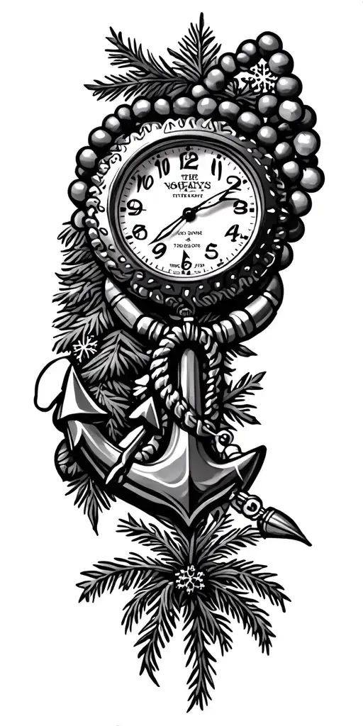 Tribal Band, Rosary, Anchor, Old Watch, pine tree, palm tree, snowflake, ammo round tattoo design idea