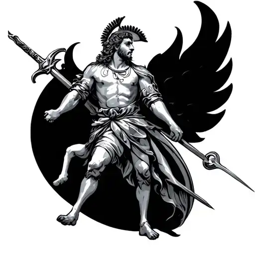 St George tattoo design idea