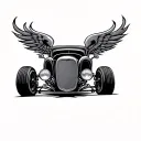 Hot Rod tattoo design idea