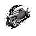 Hot Rod tattoo design idea