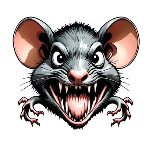 Rat Fink tattoo design idea