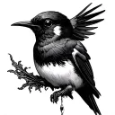 swallow avicii tattoo design idea