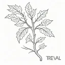 treaty oak revival tattoo design idea