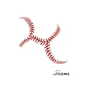 baseball seams tattoo design idea