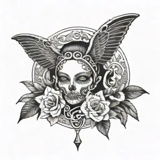 Silence symbolism  tattoo design idea