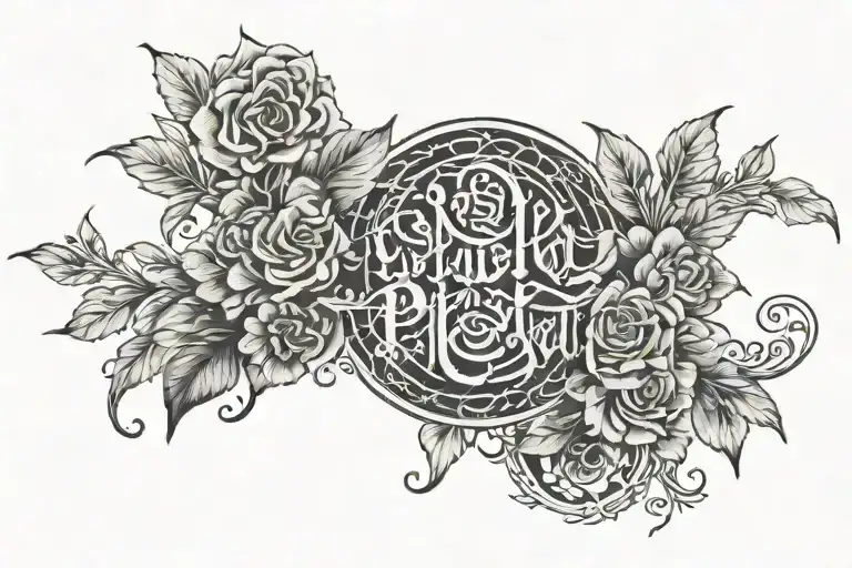 Everything will pass tattoo design idea