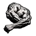 Bicep tattoo design idea