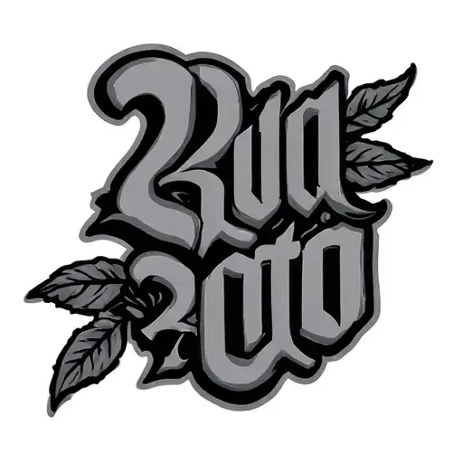 2005 written tattoo design idea