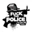 Fuck The Police tattoo design idea