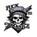 Fuck The Police tattoo design idea