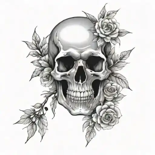 Memento Mori Japanese tattoo design idea