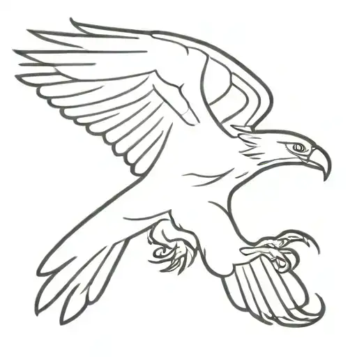 Wedge Tailed Eagle tattoo design idea