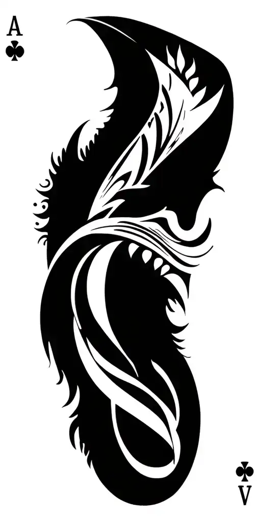 Australia, playing cards, Time, travel tattoo tattoo design idea