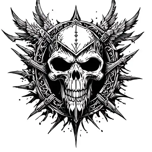 warhammer tattoo design idea