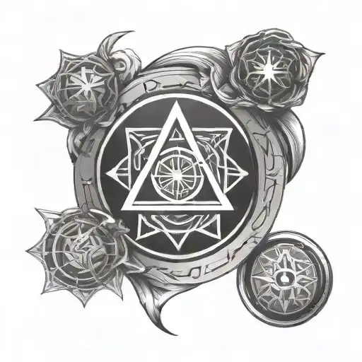 empath protection symbol tattoo design idea