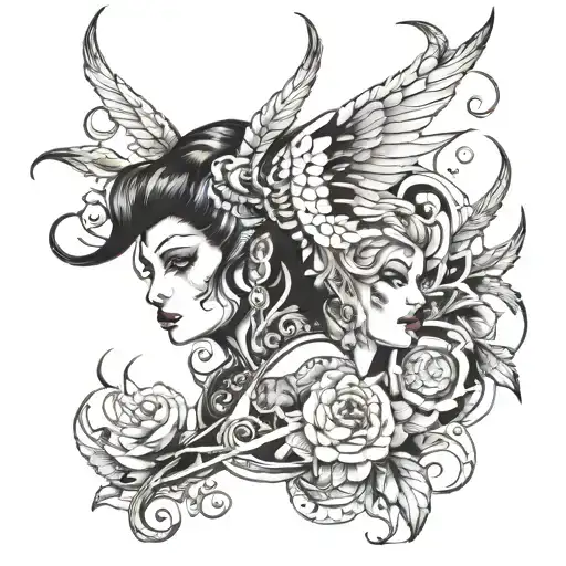 They attacked Coast culture tattoo design idea