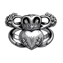 Claddagh Ring tattoo design idea