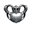 Claddagh Ring tattoo design idea
