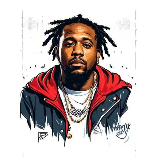 kendrick lamar count tattoo design idea