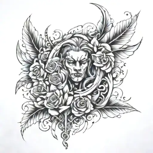 force tattoo design idea