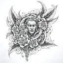 force tattoo design idea