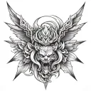 force tattoo design idea