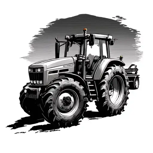 Tractor, Couer, Franck tattoo design idea