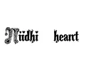"Nidhi heart 
" tattoo design idea
