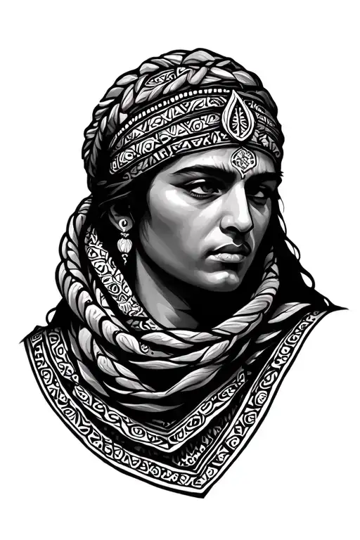 Berber tattoo design idea