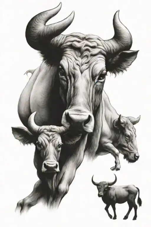 taurus tatto idea with family holding hands tattoo design idea