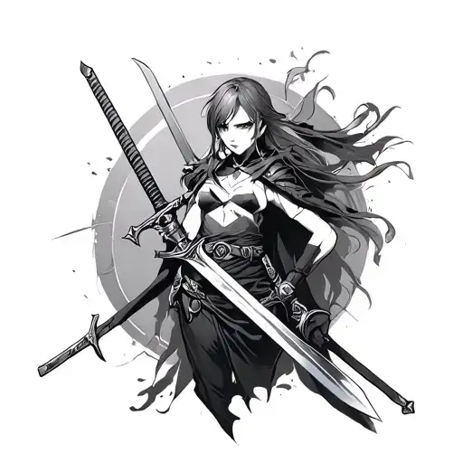 Sword Art Online tattoo design idea