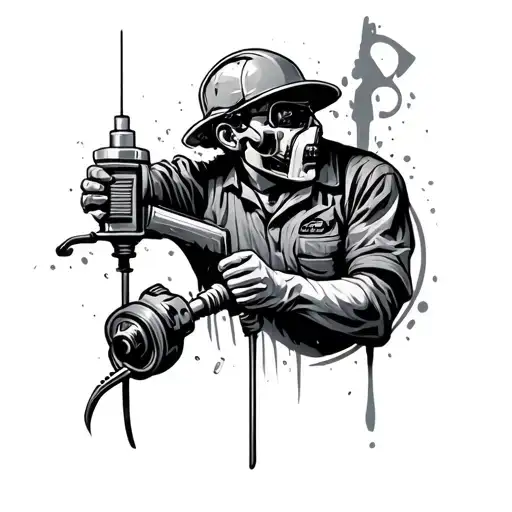 electrician tattoo design idea