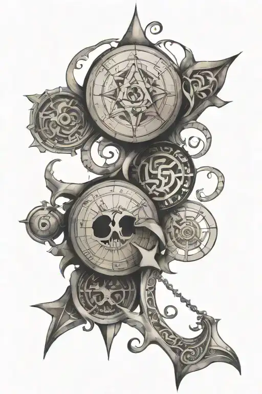 renaissance mathematics sigilism tattoo tattoo design idea