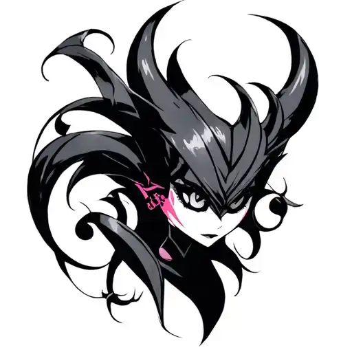 Zastial from Hazbin Hotel tattoo design idea