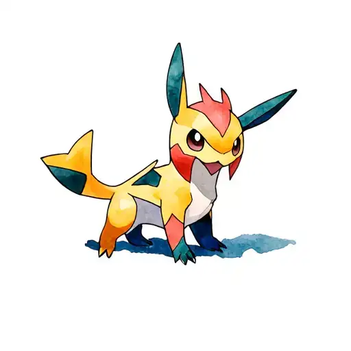 Pokemon 1st gen 3 pokemon starters tribal tattoo tattoo design idea