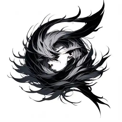 Infinite Tsukuyomi tattoo design idea