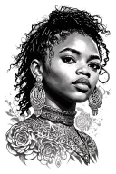 Lauryn Hill tattoo design idea