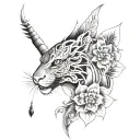 kanchan tattoo design idea